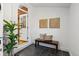 Bright mud room with a cozy bench for added comfort at 279 Delaware St, Denver, CO 80223