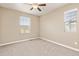 This bedroom features large windows offering plenty of natural light at 3319 Starry Night Loop, Castle Rock, CO 80109