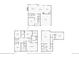 Floor plan of the first floor features living room, dining room, kitchen, bathroom, office, and garage at 3319 Starry Night Loop, Castle Rock, CO 80109