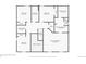 Floor plan of the second floor features primary bedroom, three bedrooms, two bathrooms, and laundry room at 3319 Starry Night Loop, Castle Rock, CO 80109