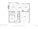 Floor plan of the first floor features living room, dining room, kitchen, bathroom, office, and garage at 3319 Starry Night Loop, Castle Rock, CO 80109