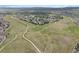 Aerial view of sprawling community, showcasing extensive walking trails at 3540 Brushwood Dr, Castle Rock, CO 80109