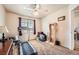 Spare bedroom with a window and neutral carpet; great for guests or a home gym at 552 S Mobile Pl, Aurora, CO 80017