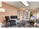 Finished basement offers a flexible space for office or recreation at 1413 Ben Nevis Ave, Broomfield, CO 80020