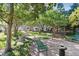 Serene community park featuring lush greenery, mature trees, and comfortable seating areas at 130 N Pearl St # 1804, Denver, CO 80203
