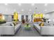 Open lobby featuring comfortable seating, modern decor, and bright lighting fixtures at 1888 S Jackson St # 604, Denver, CO 80210