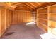 Interior of a storage shed with shelving units, offering ample space and storage at 721 Forest View Rd, Monument, CO 80132