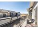 Balcony overlooking community and mountain views at 821 Robert St, Longmont, CO 80503