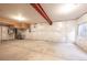 Unfinished basement with plumbing and electrical ready for your finishing touches at 821 Robert St, Longmont, CO 80503