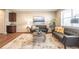 Bright and airy living room with comfortable seating and a coffee table at 821 Robert St, Longmont, CO 80503