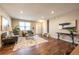 Bright and airy living room with hardwood floors at 821 Robert St, Longmont, CO 80503