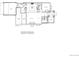 Main floor layout with an open floor plan showing living, dining, and kitchen areas at 1679 Bellaire St, Denver, CO 80220