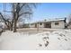 Wide backyard featuring a covered patio and bordered by mature trees at 1045 W 101St Ave, Northglenn, CO 80260