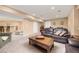 Basement area featuring comfortable seating, neutral carpeting, and lots of space at 907 Eldorado Dr, Superior, CO 80027
