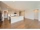 Modern kitchen featuring white countertops, stainless steel appliances, and an open design layout at 23709 E Caleb Pl, Aurora, CO 80016