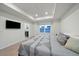 Bright bedroom featuring a large bed and a view at 1161 E Witherspoon Dr, Elizabeth, CO 80107