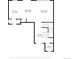 Detailed floor plan showcasing the layout of the lower level, including the kitchen, bath, and living areas at 1161 E Witherspoon Dr, Elizabeth, CO 80107