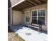 Charming patio with sitting bench and neutral paint, offering a relaxing outdoor space at 2716 E Otero Pl # 6, Centennial, CO 80122