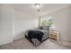 Bright bedroom with a large window, plush carpet, and neutral decor, offering a serene retreat at 2141 Coronado N Pkwy # C, Denver, CO 80229