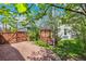 Backyard with a gazebo, gate, and gravel area at 3613 Julian St, Denver, CO 80211