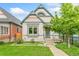 Inviting home boasts a well-maintained lawn and decorative, colorful trim at 3613 Julian St, Denver, CO 80211