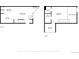 Detailed floor plan showcasing the layout of the first and second floors, including dimensions and room placements at 12478 W Nevada Pl # 208, Lakewood, CO 80228