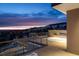 Private rooftop deck with fireplace and city views at 825 Circle Dr, Boulder, CO 80302