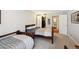 Comfortable bedroom offers two beds, ample closet space, and easy access to the bathroom at 805 29Th St # 308, Boulder, CO 80303