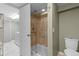 Basement bathroom with shower and toilet at 2602 S Lafayette St, Denver, CO 80210