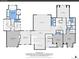 Floor plan of the second level with dimensions at 1075 E Oxford Ln, Cherry Hills Village, CO 80113