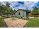 Backyard patio and seating area in a fenced yard at 3722 Monterey Pl, Boulder, CO 80301