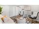 Comfortable living room showcases its contemporary design and inviting decor at 1930 Grove St # 2, Denver, CO 80204