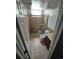 Bathroom with tile flooring, glass shower doors, and a vanity at 588 Empire St, Aurora, CO 80010