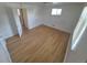 Bedroom with hardwood floors and window at 588 Empire St, Aurora, CO 80010