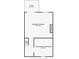 This floor plan details the finished basement, boasting a versatile recreational area and unfinished laundry space at 6856 S Broadway, Centennial, CO 80122