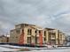 New construction in progress featuring the modern farmhouse design with framing and BLVD Builders signage at 2778 Utica St, Denver, CO 80212