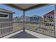 View from deck overlooking backyard and neighboring houses at 3945 John Ave, Castle Rock, CO 80104