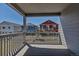 Outdoor patio with views of neighboring houses at 3945 John Ave, Castle Rock, CO 80104