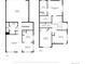 Detailed first and second floor plans including living spaces, bedrooms, and garage at 9338 W 107Th Mews, Westminster, CO 80021