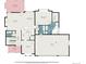 Main floor plan features a breakfast nook, kitchen, dining room, and spacious garage at 19232 E Adriatic Pl, Aurora, CO 80013