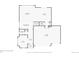 A detailed floor plan showcasing the layout of the home's first floor including the living room, kitchen, and garage at 1308 E Hopkins Dr, Elizabeth, CO 80107