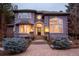 Elegant home with brick facade and welcoming entryway at 98 Glenmoor Ln, Cherry Hills Village, CO 80113