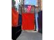 Enclosed backyard with colorful decor, fence and pavers at 1421 N Pearl St # 2, Denver, CO 80203