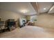 Unfinished basement with a small window, ready for customization at 10859 W Fair Ave, Littleton, CO 80127