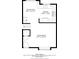 A floor plan view of the kitchen, living room, and dining area at 10859 W Fair Ave, Littleton, CO 80127