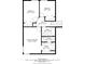 Upper floor plan with the bedroom and bathroom layout at 10859 W Fair Ave, Littleton, CO 80127