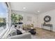 Airy living room is filled with natural light, featuring a sleek sofa and stylish décor for comfortable living at 7970 Chase Cir # 85, Arvada, CO 80003