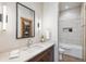 Bright bathroom with walk-in shower, modern fixtures, and plenty of counter space at 41 Barton Ridge Dr, Breckenridge, CO 80424