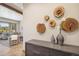 Tastefully decorated entryway featuring wood accents and leading into the living room at 41 Barton Ridge Dr, Breckenridge, CO 80424