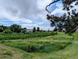 Picture of a lush green backyard with a small body of water surrounded by beautiful trees at 17361 E Mansfield Ave # 532R, Aurora, CO 80013